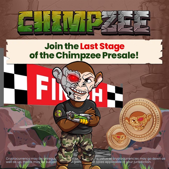Chimpzee（CHMPZ）プレセールがまもなく終了！上場後の10倍成長は不可避、その前に参入を